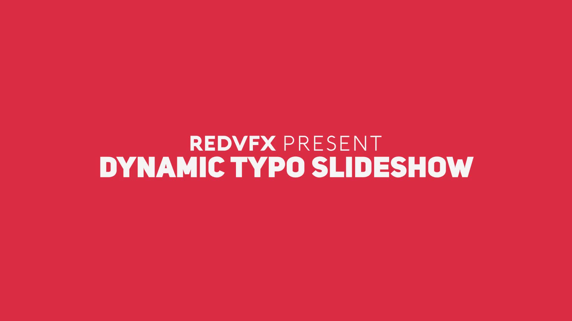 Dynamic Typo Slideshow Videohive 24511885 After Effects Image 1