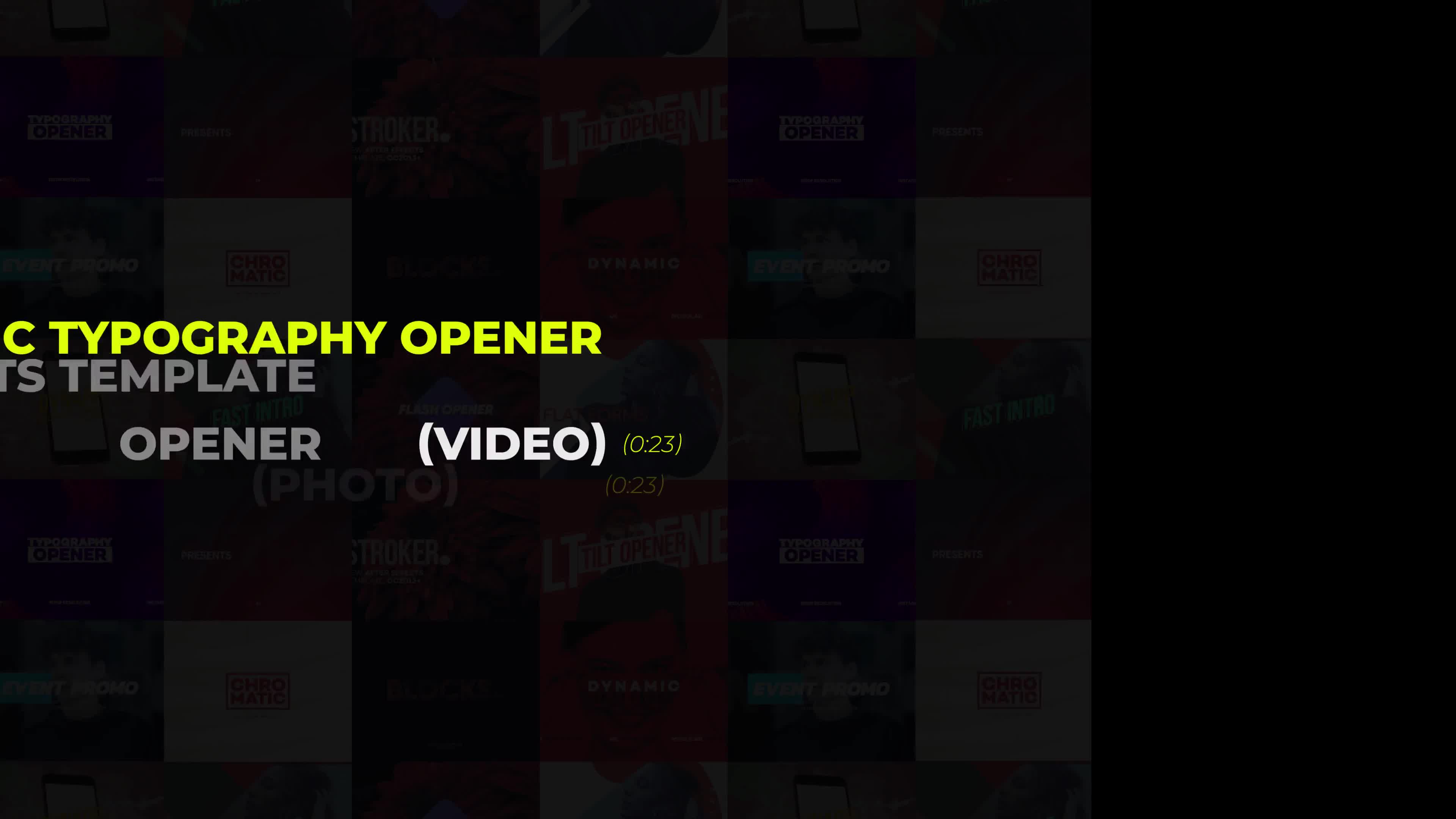 Dynamic Typography Opener Videohive 24701729 After Effects Image 1