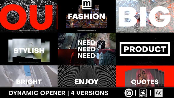 Dynamic Typography Opener - Videohive Download 31479910