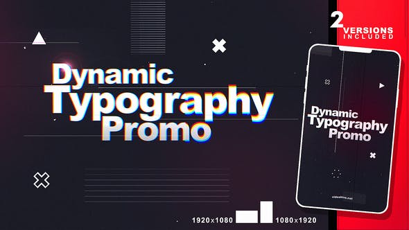 Dynamic Typography Promo - Videohive Download 25508821