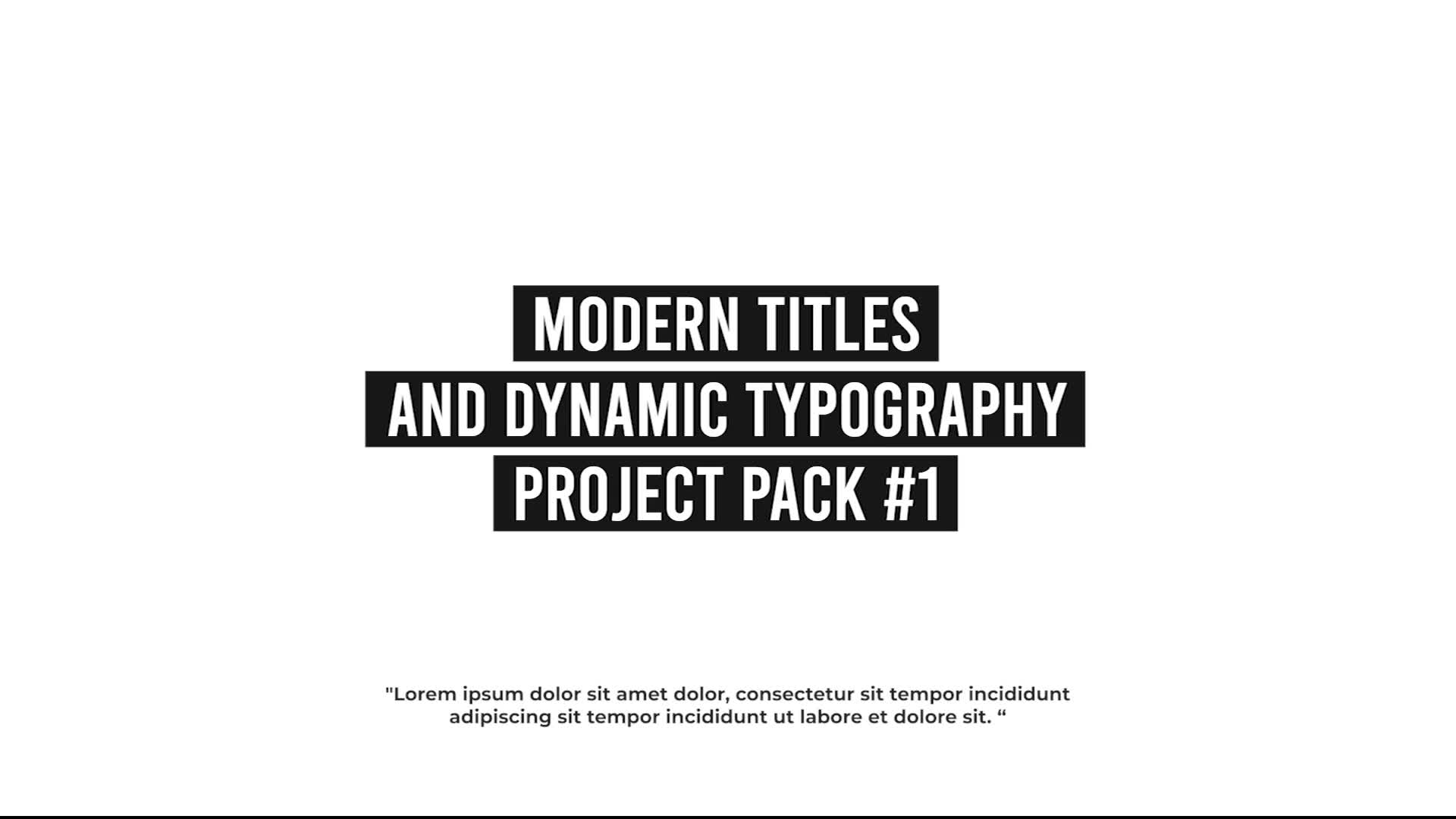 Dynamic Typography V1 Videohive 30234062 Premiere Pro Image 2