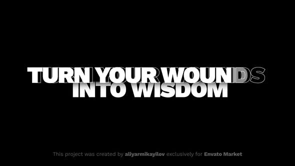 Dynamic Typography - Videohive Download 34946073