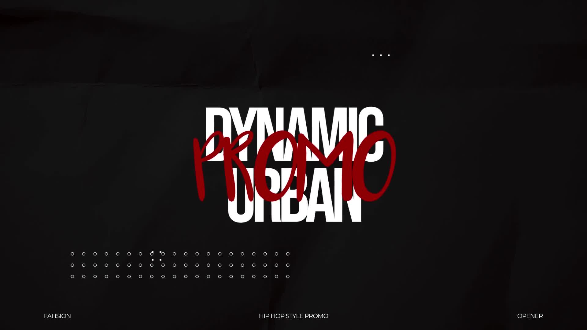 Dynamic Urban Promo Videohive 33119625 After Effects Image 1
