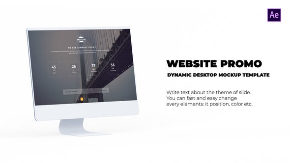 Dynamic Website Promo Desktop Mockup - Videohive 31834712 Download
