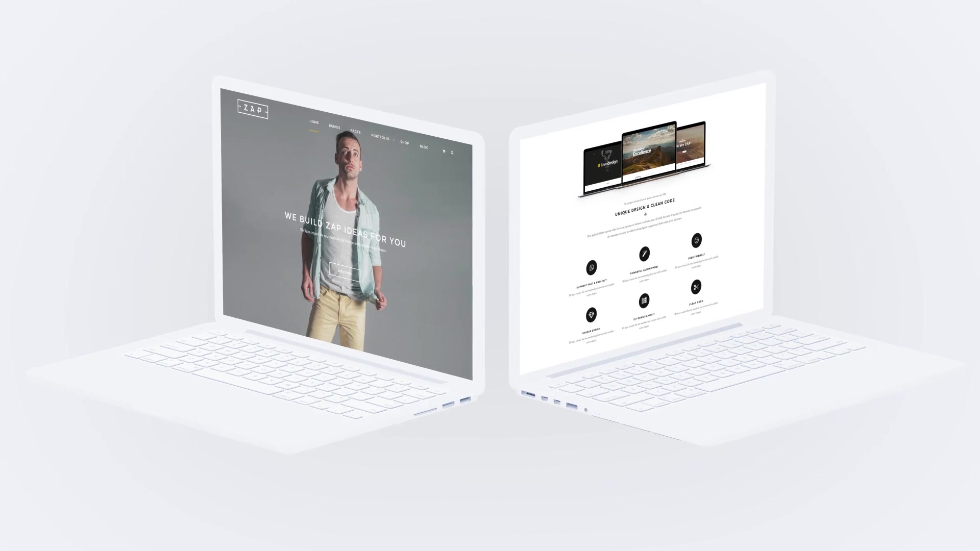 Dynamic Website Promo Laptop Mockup Videohive 26882127 After Effects Image 4