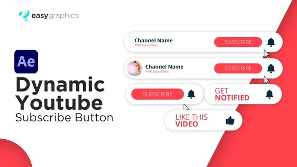 Dynamic Youtube Subscribe Button - Videohive 30526087 Download