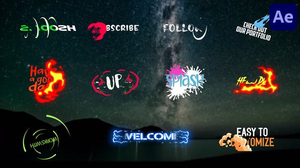 Dynanic Cartoon Titles | After Effects - 31530219 Download Videohive