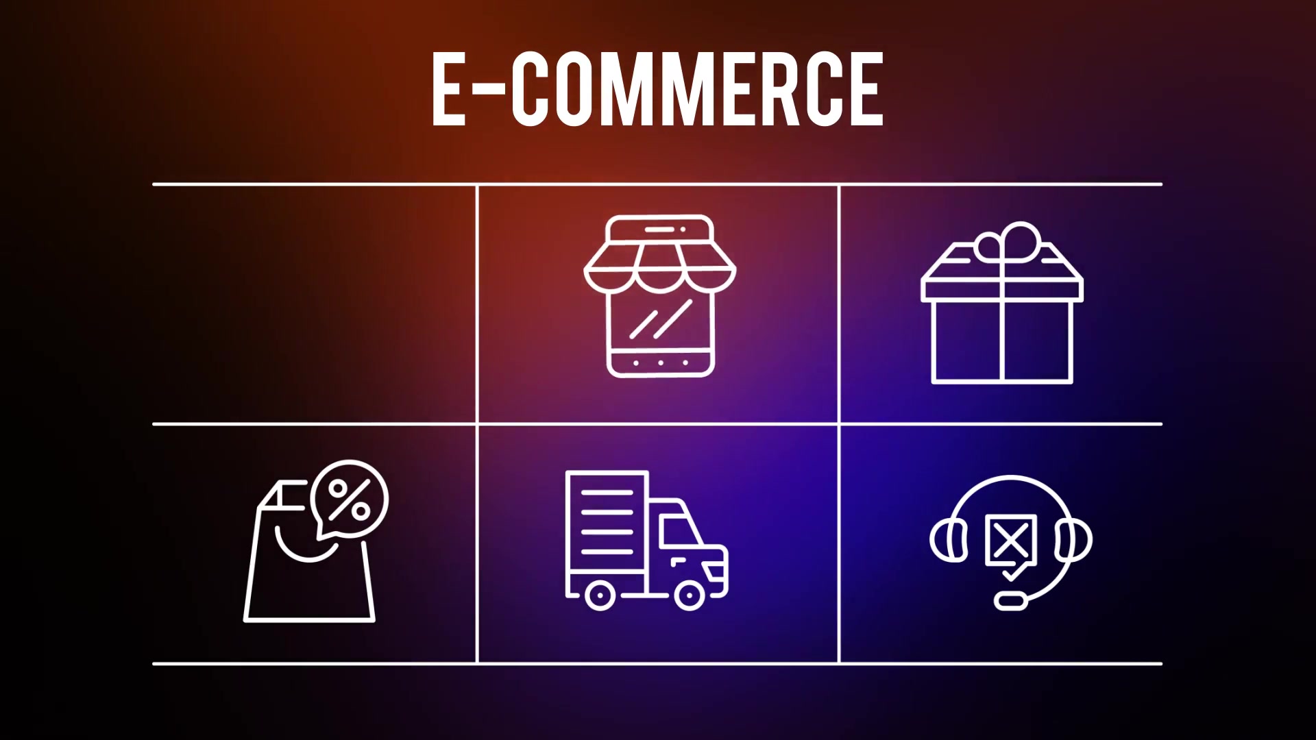 E Commerce 25 Outline Icons - Download Videohive 23194946