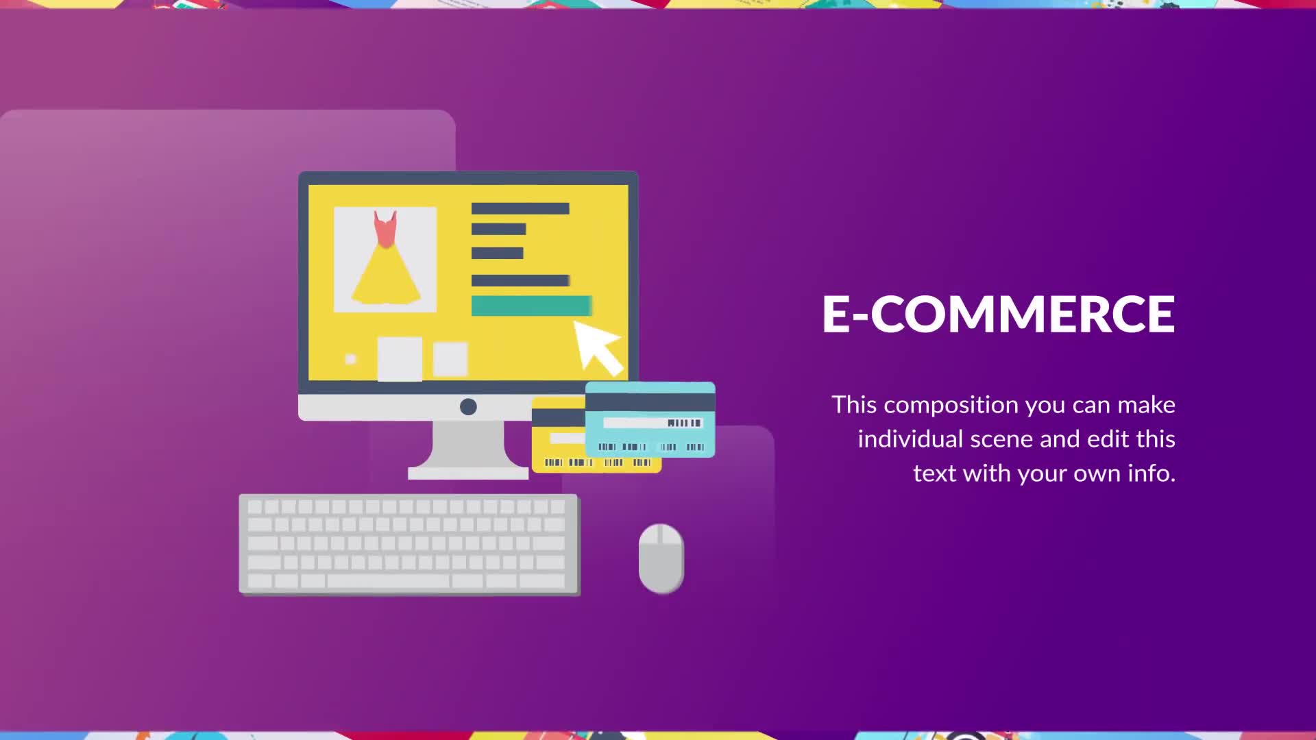E Commerce Concept Flat Animation (MOGRT) Videohive 26282386 Premiere Pro Image 2
