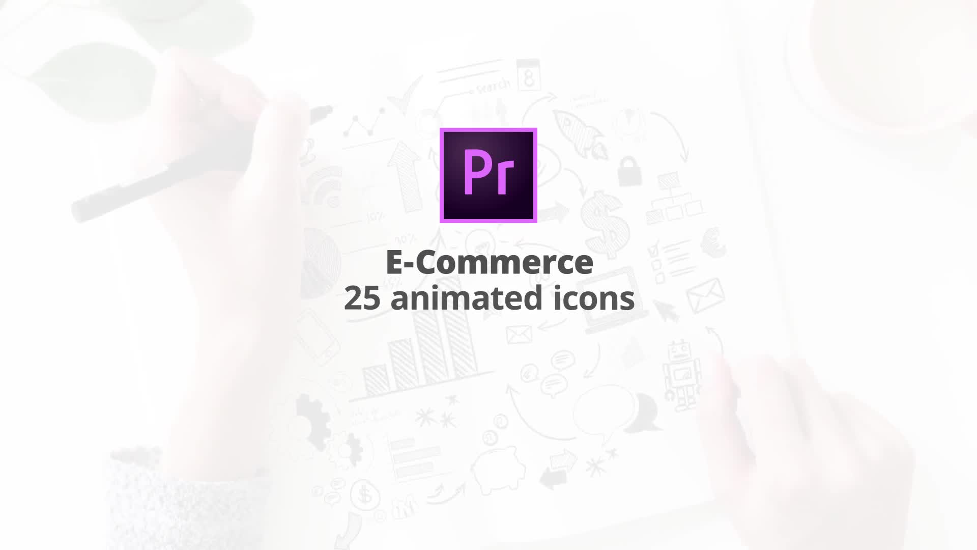 E Commerce – Flat Animation Icons (MOGRT) Videohive 23659637 Premiere Pro Image 1