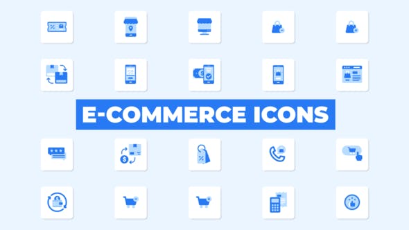 E commerce Icons - 37453828 Download Videohive