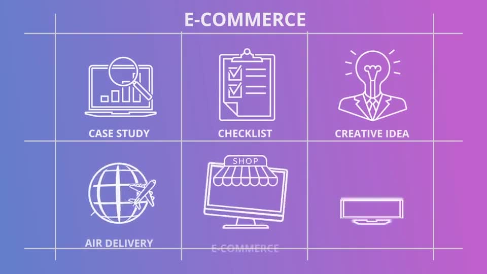 E Commerce Outline Icons - Download Videohive 21291184