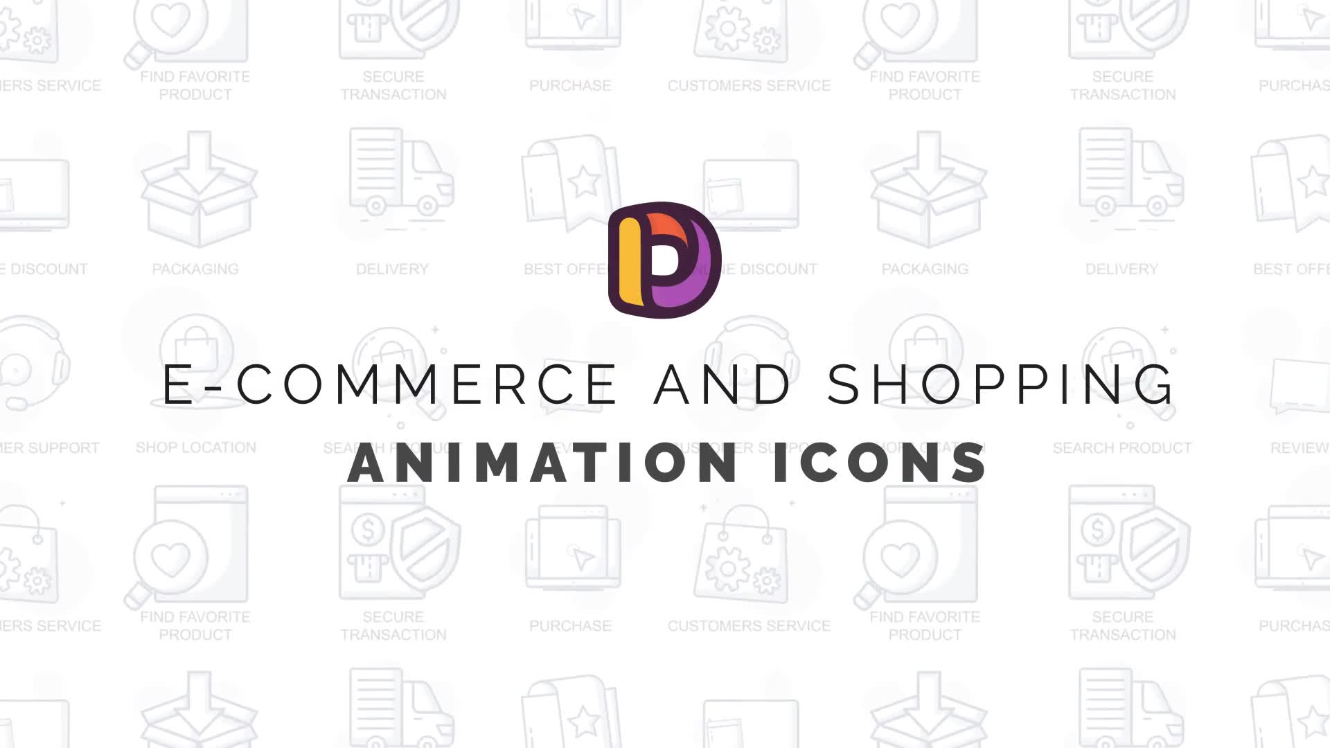 E Commerce & Shopping Animation Icons Videohive 34567572 After Effects Image 2
