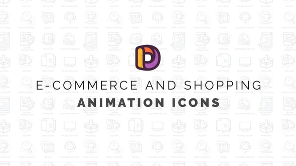 E Commerce & Shopping Animation Icons - Download Videohive 34567572