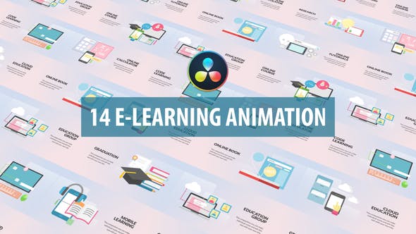 E Learning Animation | DaVinci Resolve - Videohive Download 32536977