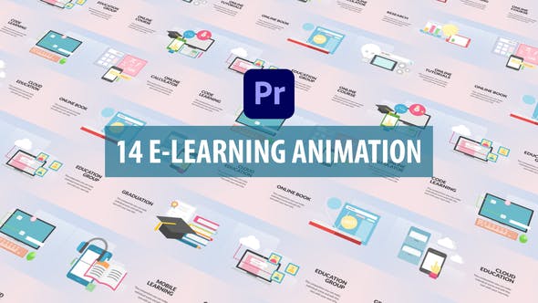 E Learning Animation | Premiere Pro MOGRT - Videohive Download 30951934