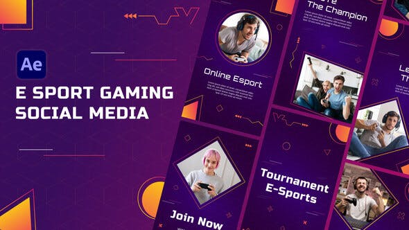 E Sport Gaming Stories | After Effects - Videohive Download 35701487