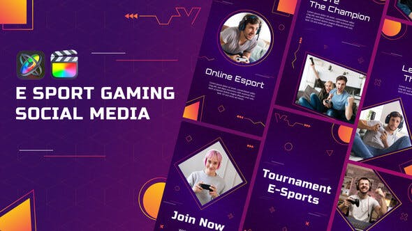 E Sport Gaming Stories | Apple Motion & FCPX - Download 35975805 Videohive