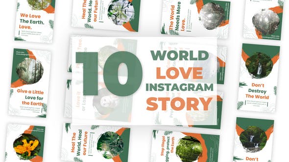 Earth Day | World love Instagram Stories - Download 34456263 Videohive