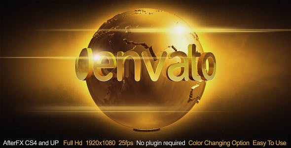 Earth Globe Logo - Download 10532292 Videohive