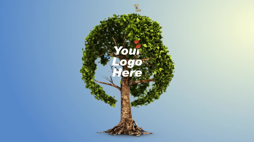 Earth Globe Tree (Logo Display) Videohive 25862898 After Effects Image 1