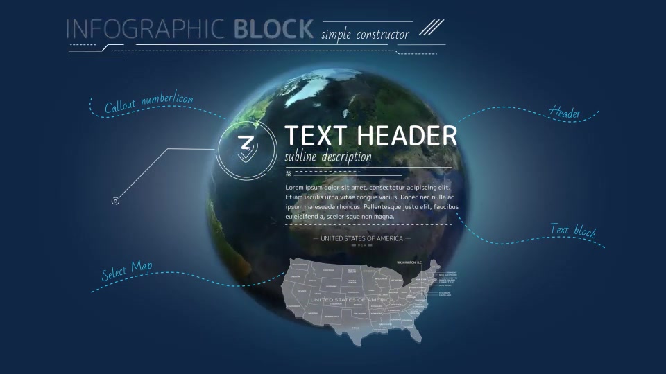 Earth Infographic Elements Videohive 31726999 Premiere Pro Image 8