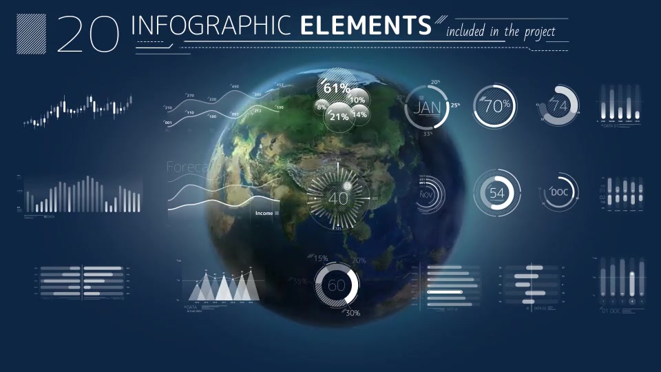 Earth Infographic Elements. Videohive 29829624 After Effects Image 8