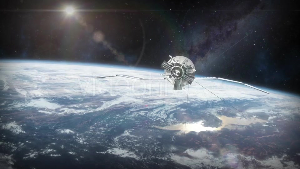 Earth Orbit with Satellite - Download Videohive 14374625