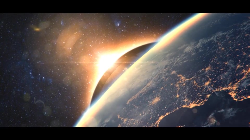 Earth Space Eclipse Logo - Download Videohive 19786174