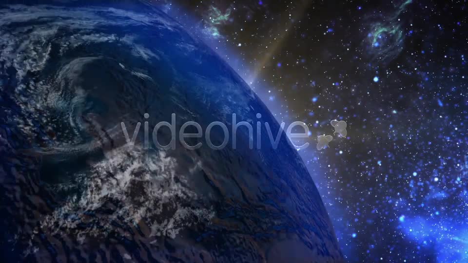 Earth Sunrise Zoom Out Space Flight Videohive 8376979 Motion Graphics Image 1