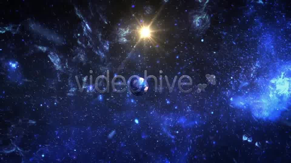 Earth Sunrise Zoom Out Space Flight Videohive 8376979 Motion Graphics Image 9