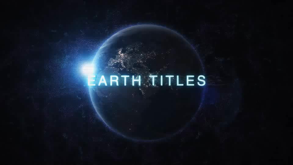 Earth Titles - Download Videohive 11023179