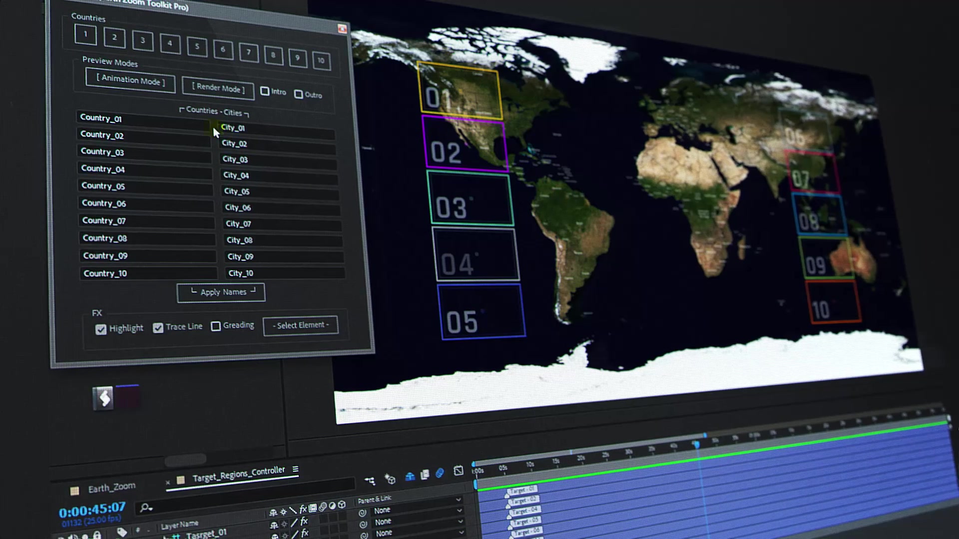 after effects project ultimate earth zoom toolkit free download