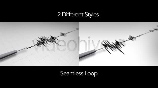Earthquake Seismograph Line Looping 2 Styles Videohive 5016963 Motion Graphics Image 1
