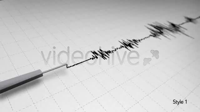 Earthquake Seismograph Line Looping 2 Styles Videohive 5016963 Motion Graphics Image 2