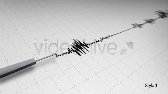 Earthquake Seismograph Line Looping 2 Styles Videohive 5016963 Motion Graphics Image 4