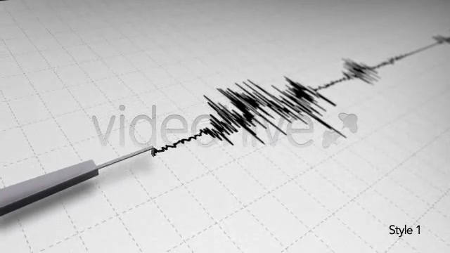 Earthquake Seismograph Line Looping 2 Styles Videohive 5016963 Motion Graphics Image 6