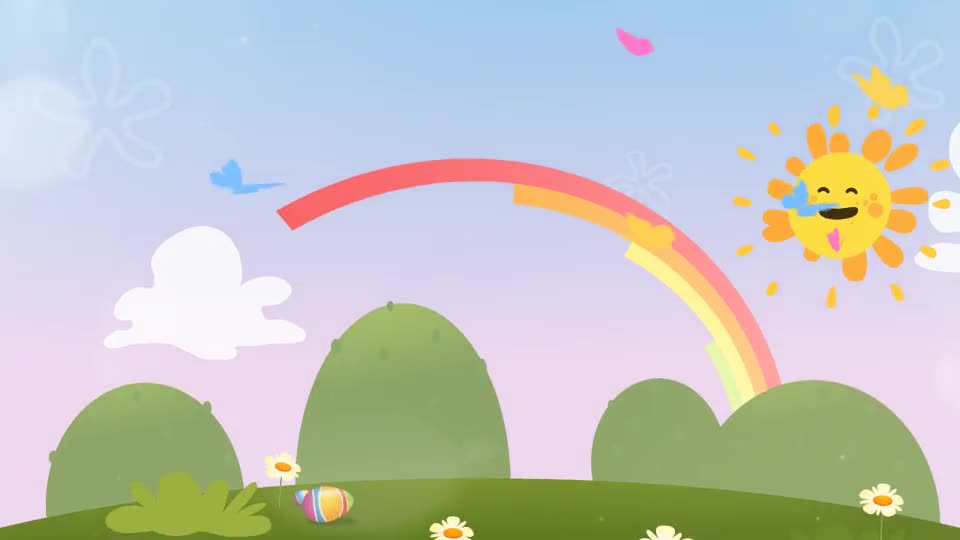 Easter Bunny and Chicken Dance Greeting Videohive 23640952 After Effects Image 1