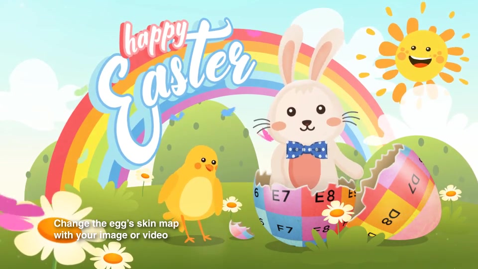 Easter Bunny and Chicken Dance Greeting Videohive 23640952 After Effects Image 4