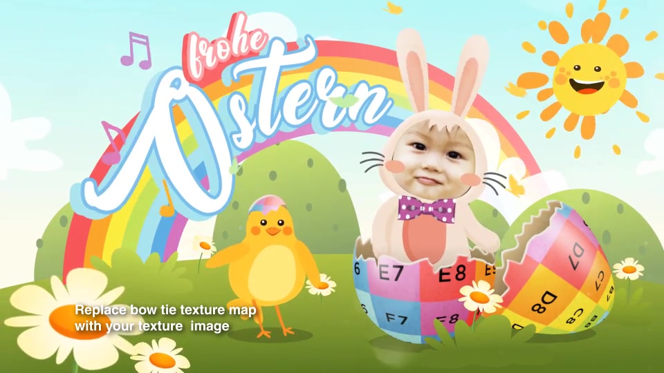 Easter Bunny and Chicken Dance Greeting Videohive 23640952 After Effects Image 6