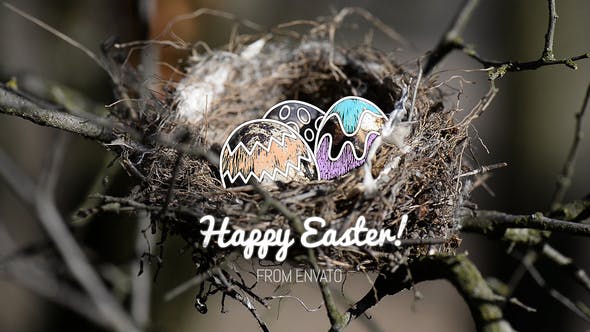 Easter Eggs Gift Card Wide and Instagram Stories Version - 23593553 Download Videohive