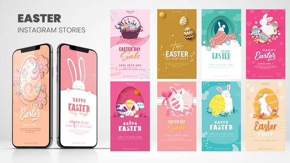 Easter Instagram Stories B24 - Download Videohive 31331833
