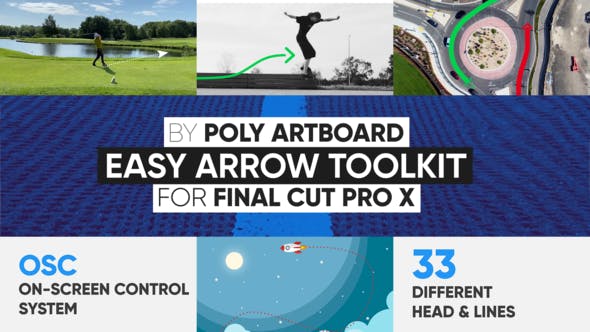 Easy Arrow Toolkit For Final Cut Pro X & Apple Motion 5 - Videohive Download 38524224