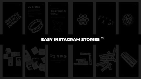 Easy Instagram Stories For Premiere - 28587018 Download Videohive