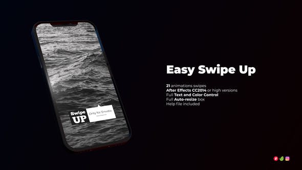 Easy Swipe Up For Premiere - 33044623 Download Videohive