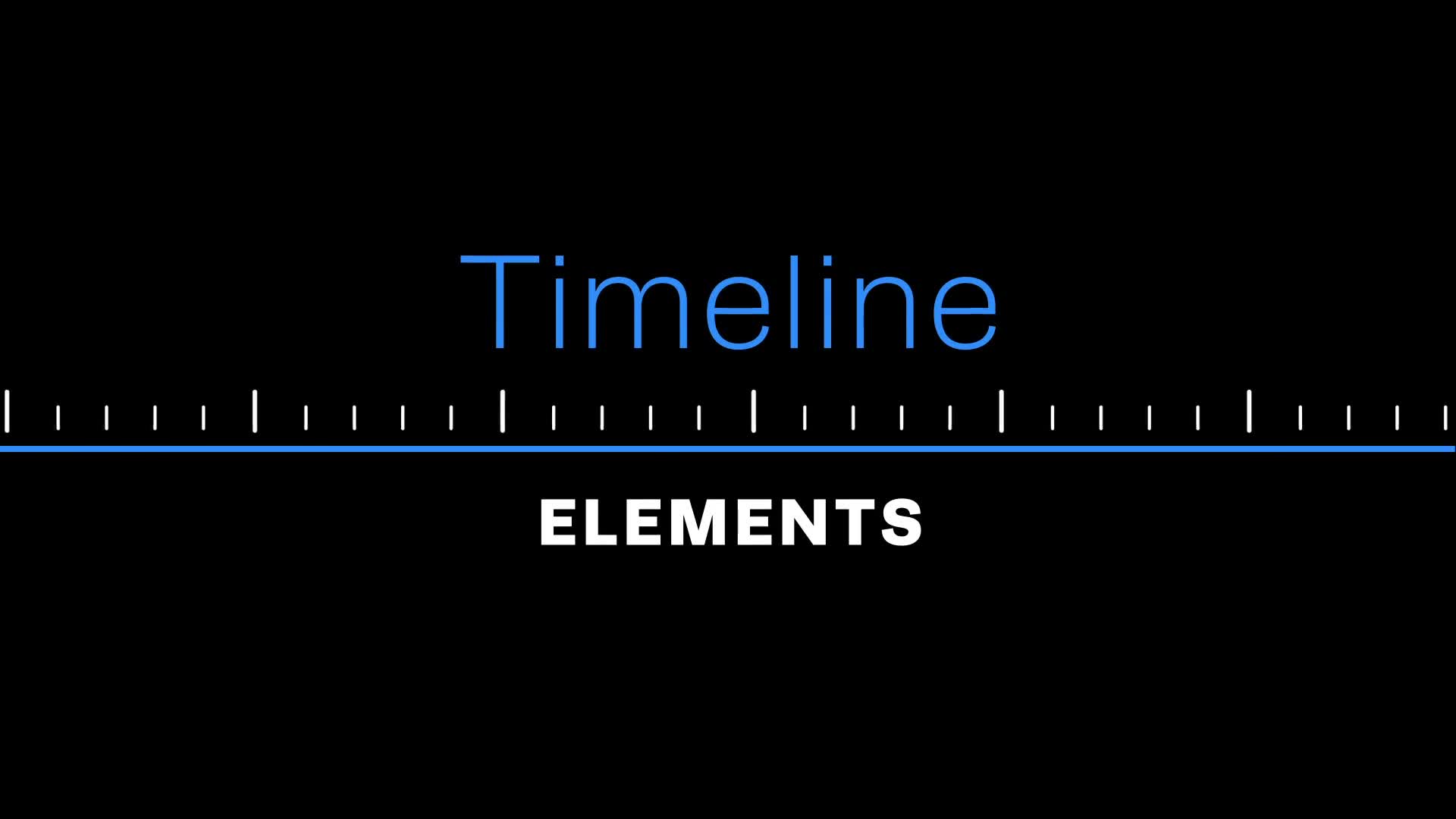 Easy Timeline Elements Videohive 24813597 After Effects Image 1