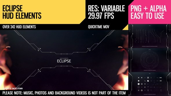 Eclipse HUD Elements - Download Videohive 10869806