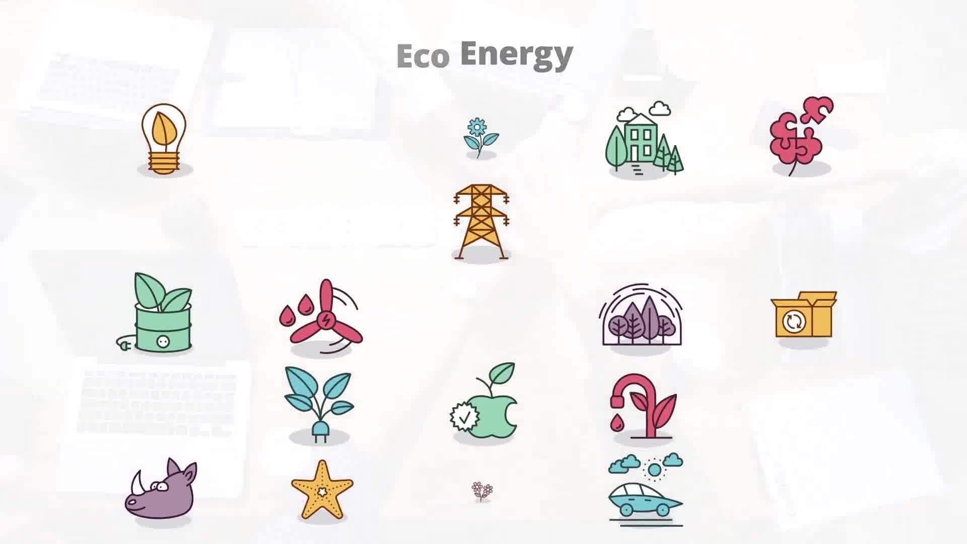 Eco Energy – Flat Animation Icons (MOGRT) Videohive 23662324 Premiere Pro Image 11
