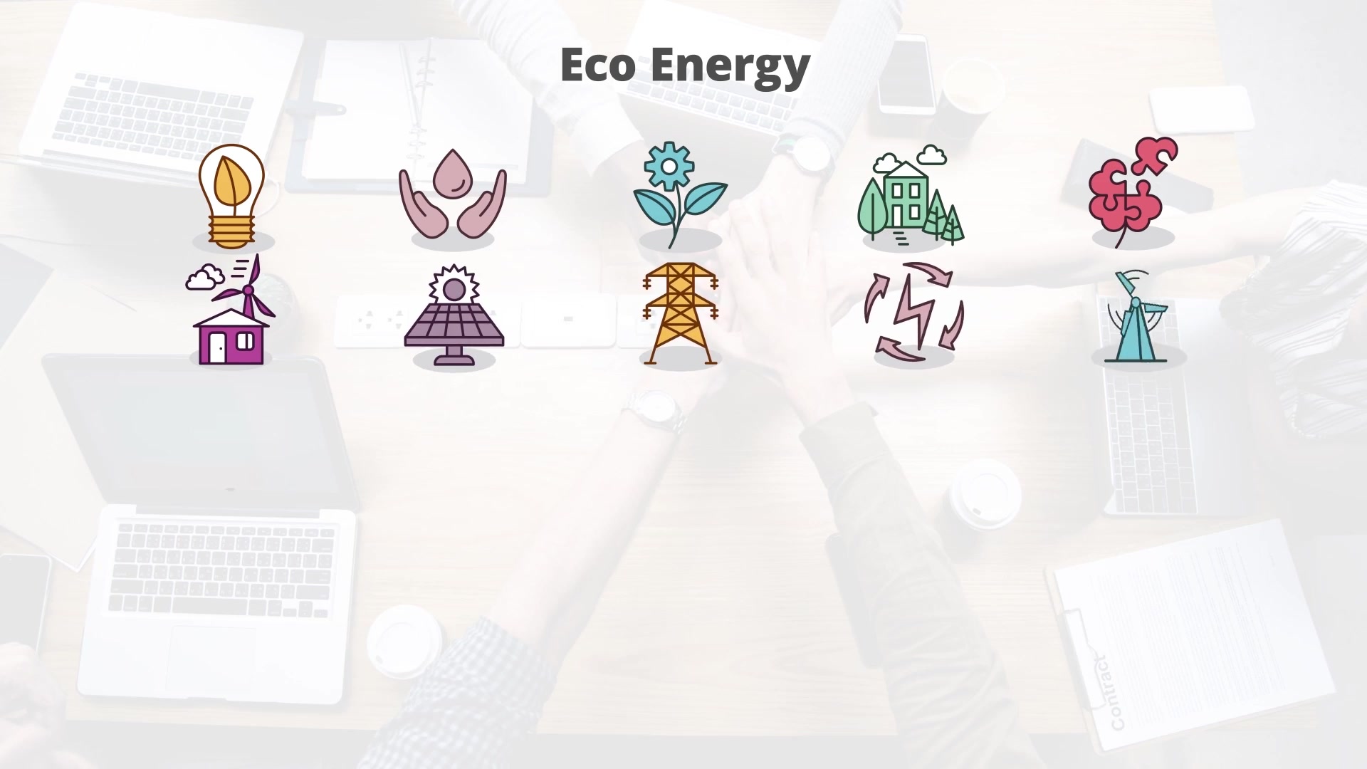 Eco Energy – Flat Animation Icons (MOGRT) Videohive 23662324 Premiere Pro Image 5