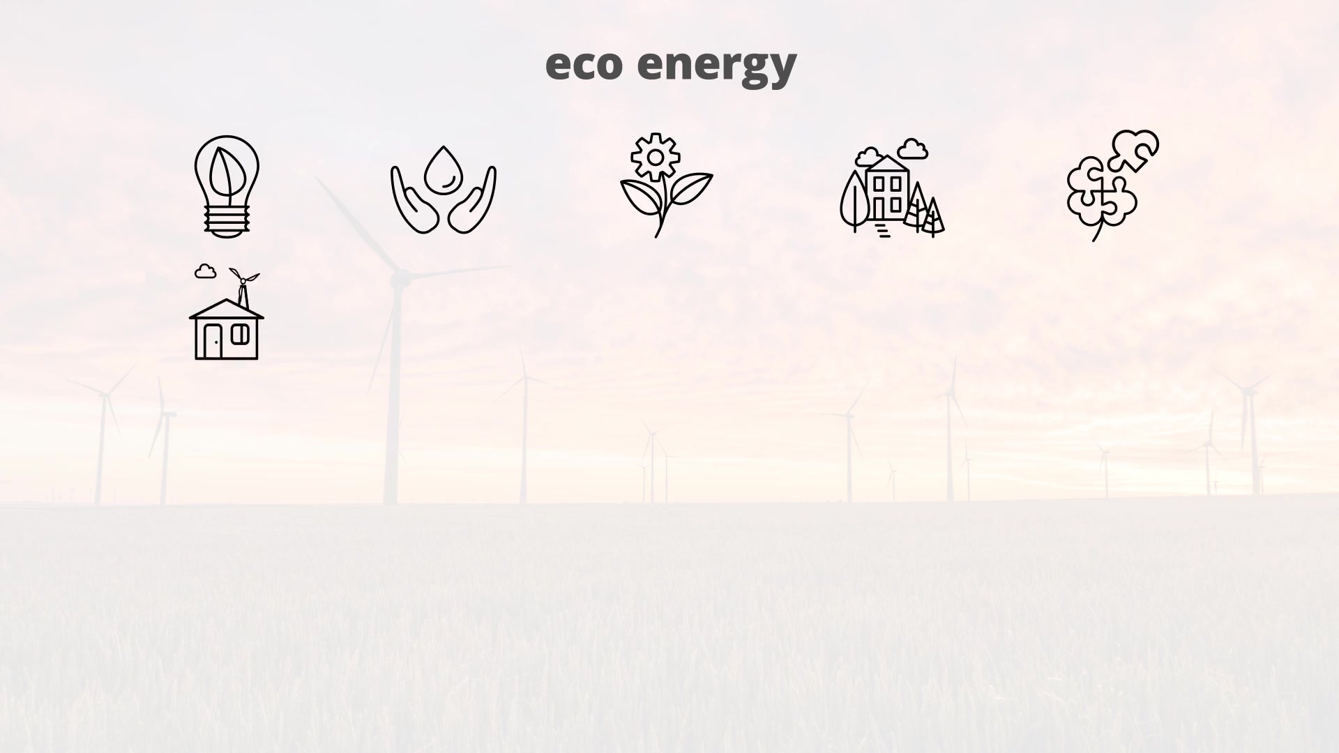 Eco Energy – Thin Line Icons Videohive 23595945 After Effects Image 4